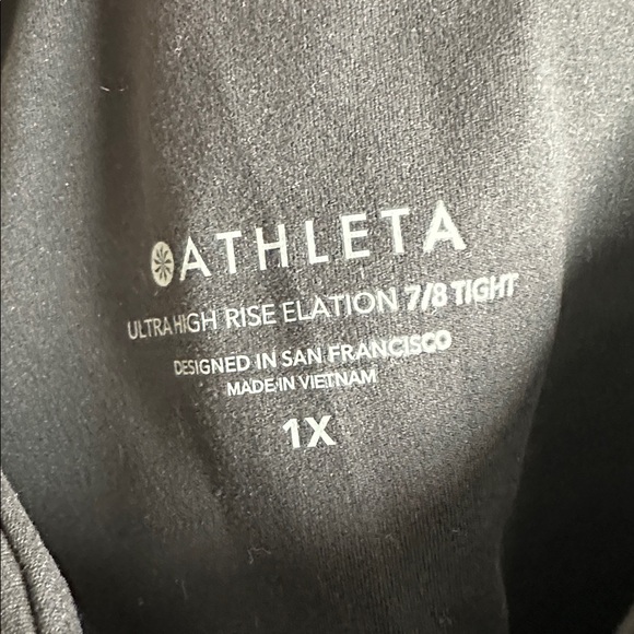 Athleta Ultra High Rise Elation 7/8 Tights in Black - Picture 3 of 5
